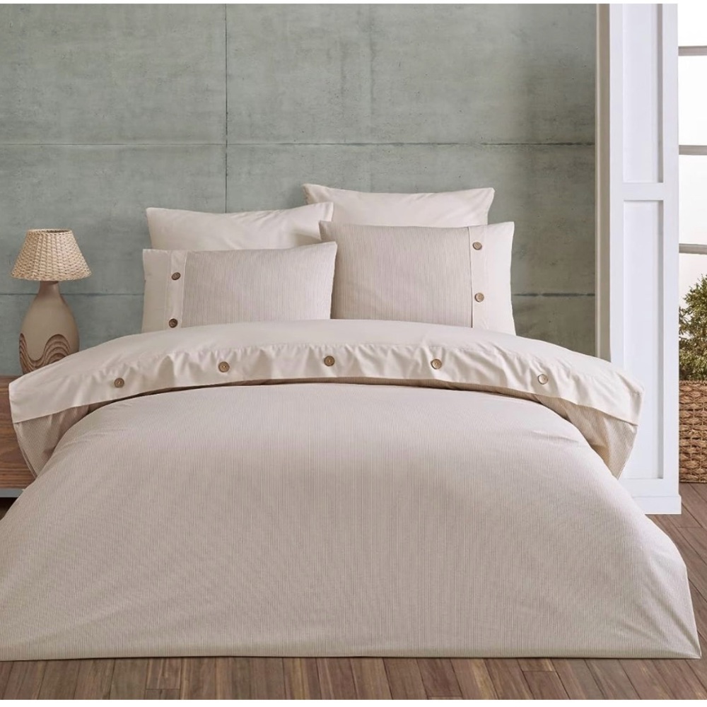 Baby pink (Solid) Queen Duvet cover set - Picture 4 of 7